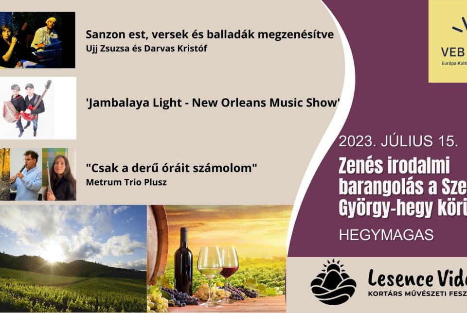 Zenés irodalmi barangolás a Szent György-hegy körül I.