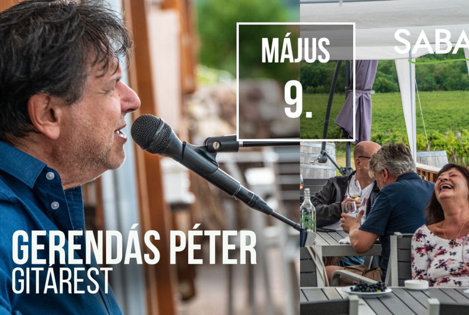 Gerendás Péter gitárest a Sabar Borházban