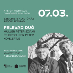 Felevad duó a Szigligetgi Alkotóház kertjében
