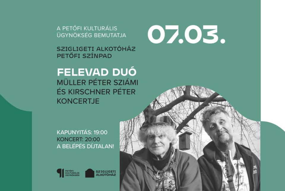 Felevad duó a Szigligetgi Alkotóház kertjében