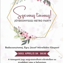 Szevasz tavasz! - Jótékonysági retro party
