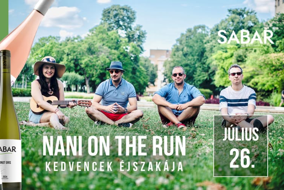 NaNi On the Run - kedvencek éjszakája a Sabar Borházban