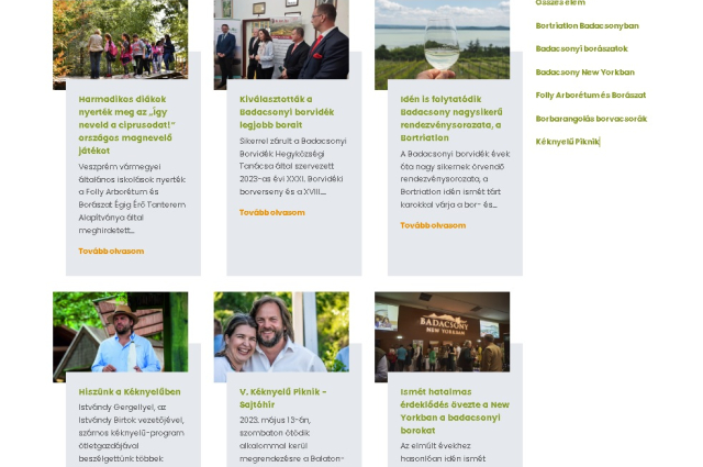Elindult a Badacsonyi borvidék online magazinja
