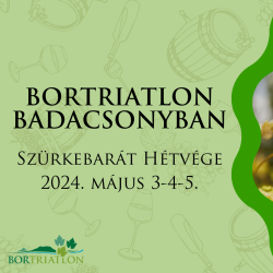 Bortriatlon Badacsonyban - Szürkebarát Hétvége