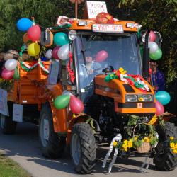 Weinlesefest in Ábrahámhegy