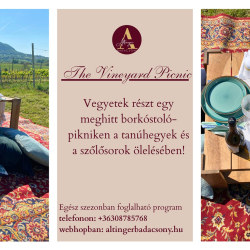 The Vineyard Picnic - Borkóstolóval egybekötött piknik a szőlőbirtokon