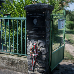 Herczeg Ferenc megemlékezés Badacsonylábdihegyen
