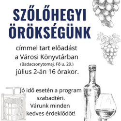 Előadás a Városi Könyvtárban