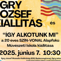 Egry József Emlékmúzeum kiállítás megnyitó