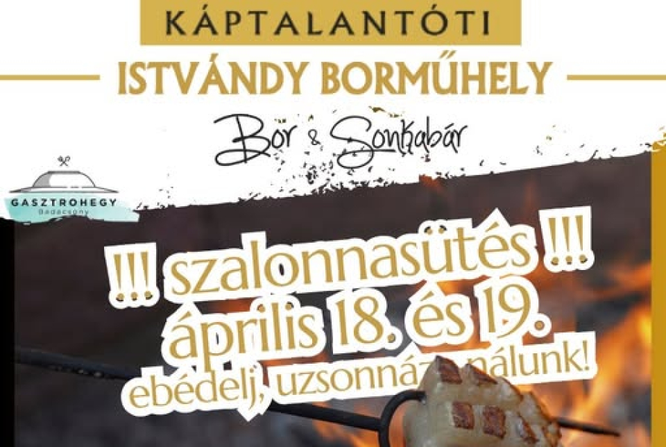 Különleges ebéd, uzsonna az új Istvándy Borműhelyben.