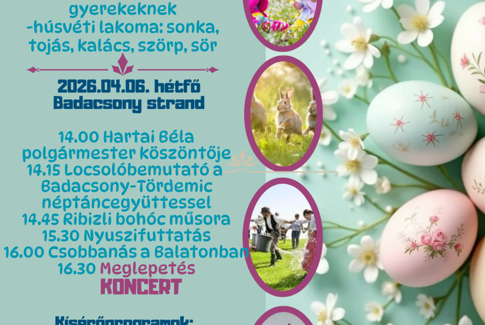 Húsvéti loccsanás Badacsonyban