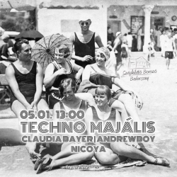 Techno majális a Szépkilátó teraszon