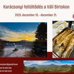 Karácsonyi feltöltődés a Váli Birtokon