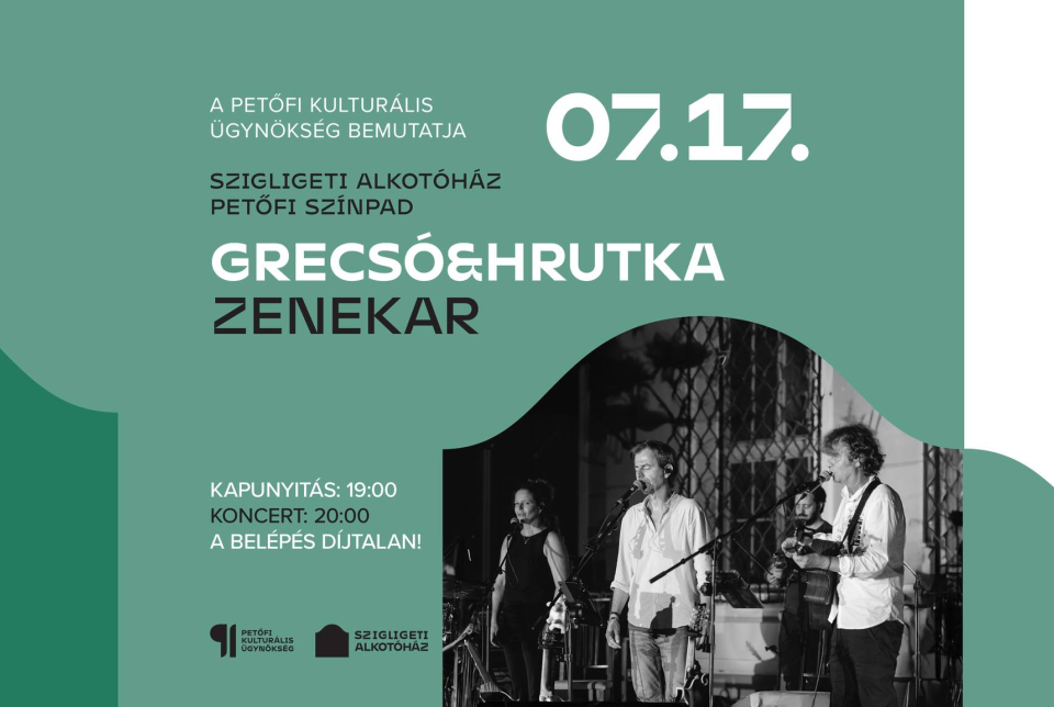 Grecsó & Hrutka zeneka / Szigligeti Alkotóház x Petőfi Kulturális Intézet