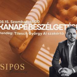 Kanapé Beszélgetések – A jövő karnyújtásnyira: Mi lesz velünk, AI?-Sipos Borház
