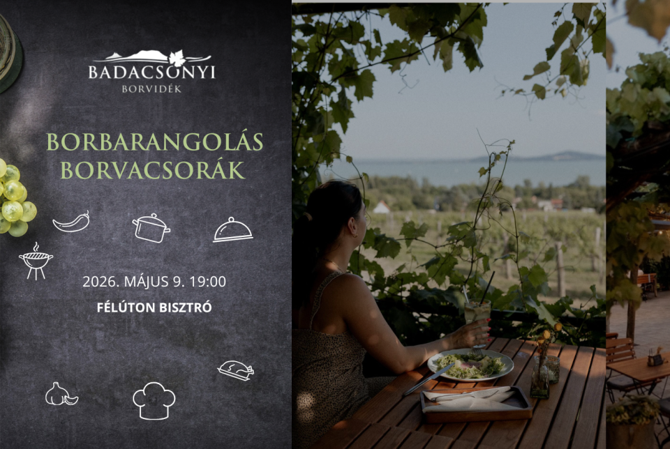 Borbarangolás Borvacsorák – Félúton Bisztró