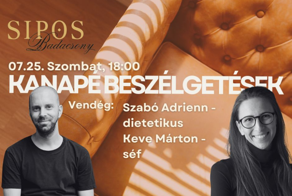 Kanapé Beszélgetések – Ízek, egészség és a tudatos egyensúly