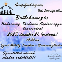 Betlehemezés Badacsonytördemicen